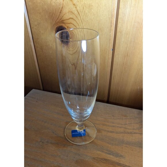 Oneida Schott Zweisel Footed Pilsner Champagne Glass Goblet 16 Fl Oz Crystal - Picture 13 of 16